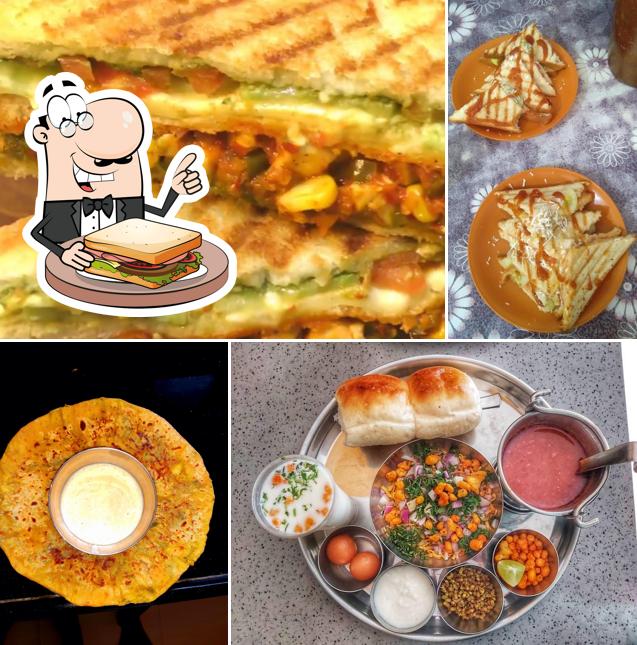 Grilled cheese sandwich at Hotel Status