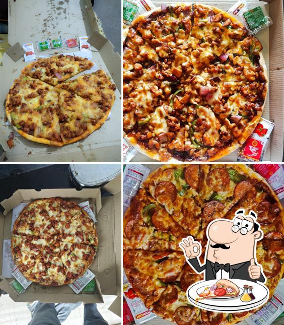 Try out pizza at Iris Pizza Hut