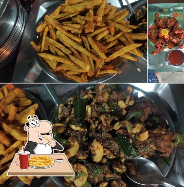 French fries at Lucky dhaba and restaurant