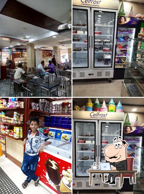 The interior of Rajdhani Bakes