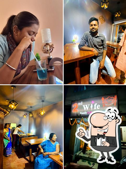 The interior of Second wife family cafe & Restaurant