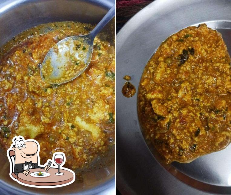 Food at Shiv Vaishno Dhaba