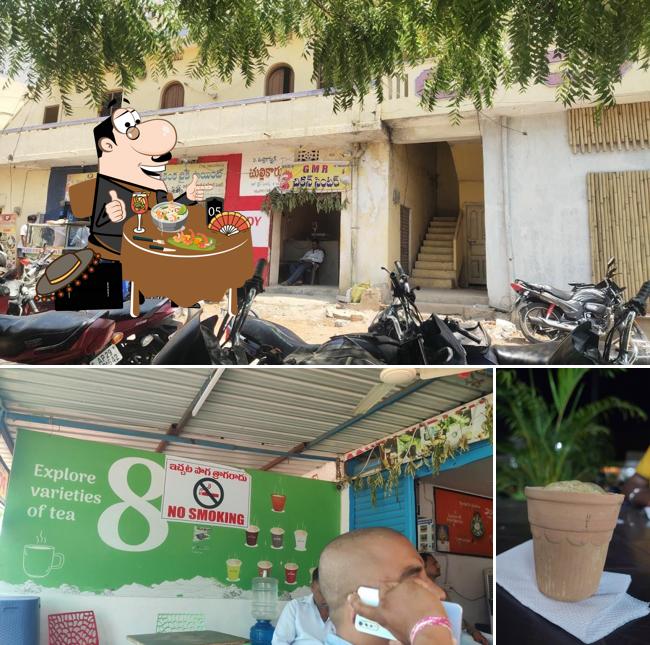 The restaurant's food and beverage
