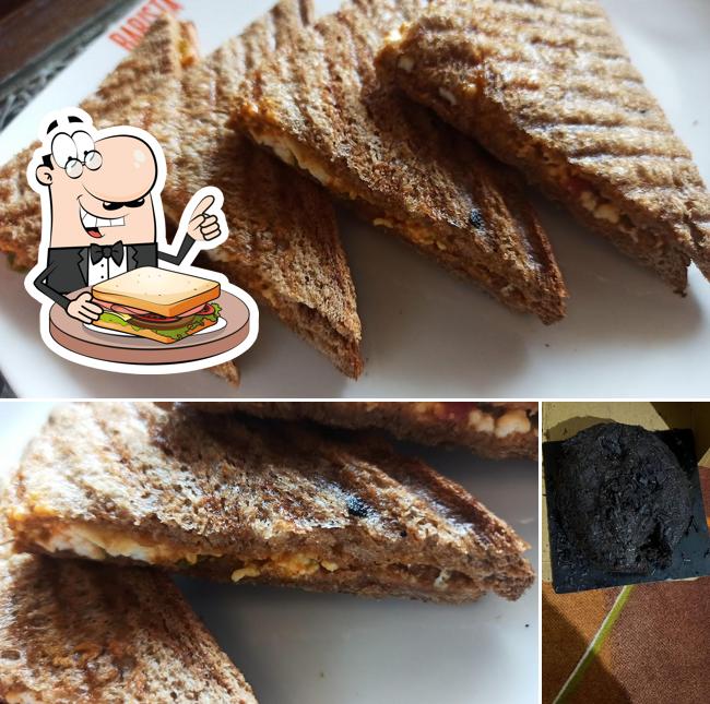 Grilled cheese sandwich at Barista Grilled cheese sandwich at Barista