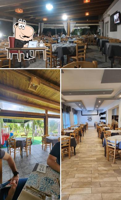 Gli interni di Terre Nostre ristorante pizzeria braceria