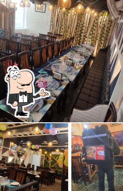 The interior of restaurant