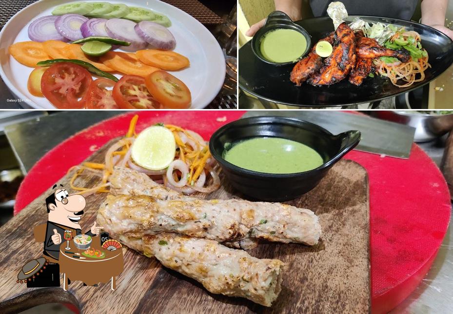 Meals at Blu flame restaurant