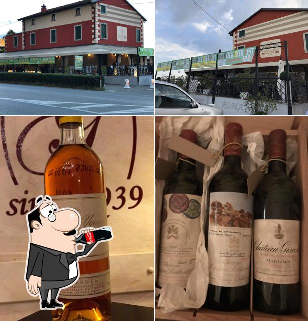 Questa è la immagine che raffigura la bevanda e esterno di Cafe Roma