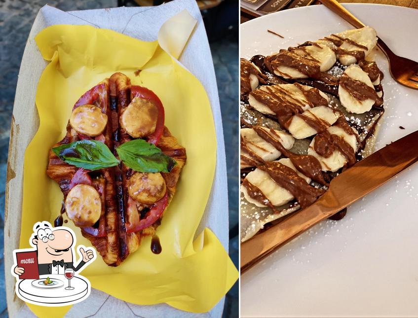 Food at Manny's Waffles