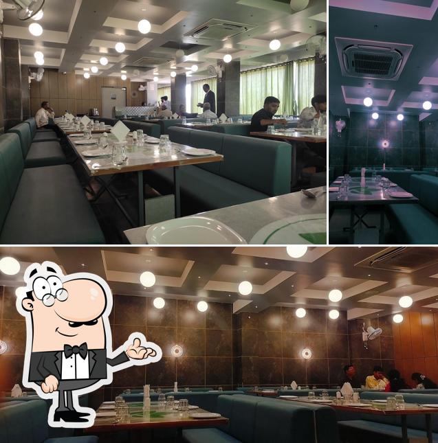 The interior of Grand Tulsi Restaurant and Banquet