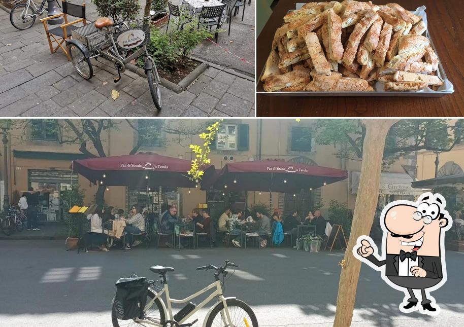 La immagine di esterno e cibo da Pan di strada
