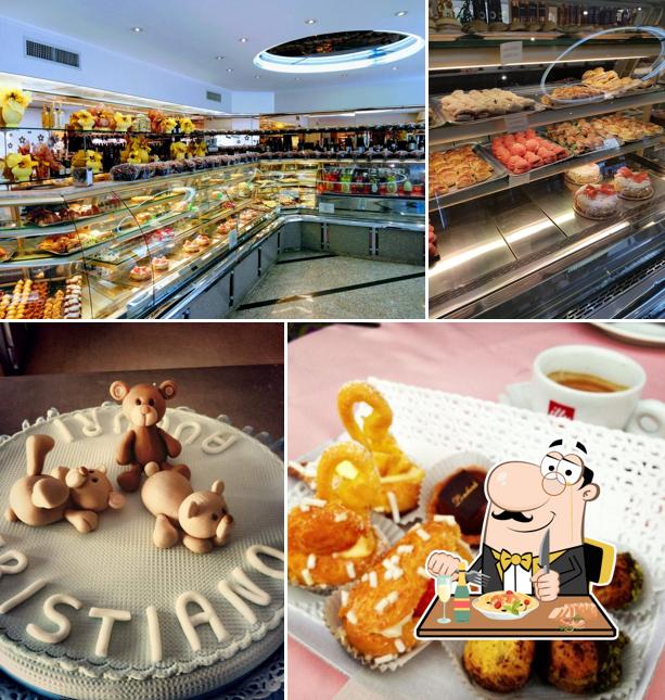 Platti al Pasticceria Lombardi