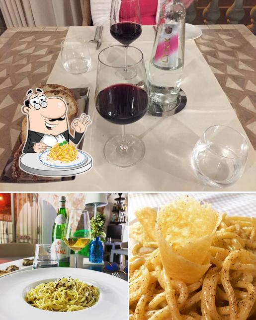 Spaghetti alla carbonara al Tuscany