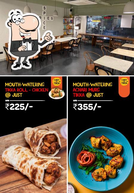 The interior of Curry On Tikka