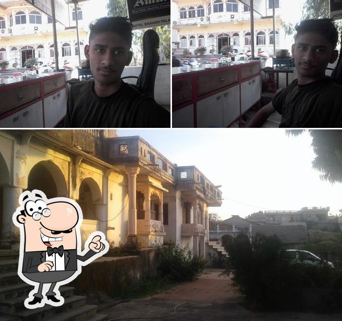 The photo of interior and exterior at Hotel Raj Bhawani Place