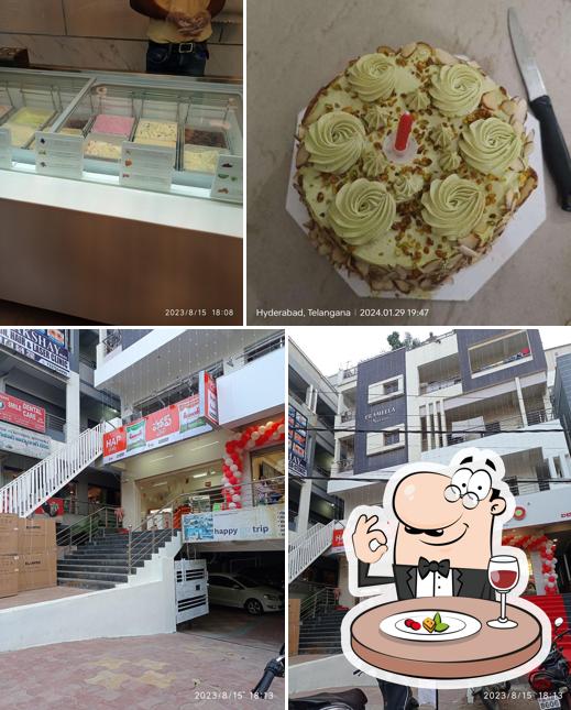 Among various things one can find food and exterior at Ibaco - Pragathi Nagar