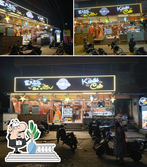 The restaurant's exterior and interior