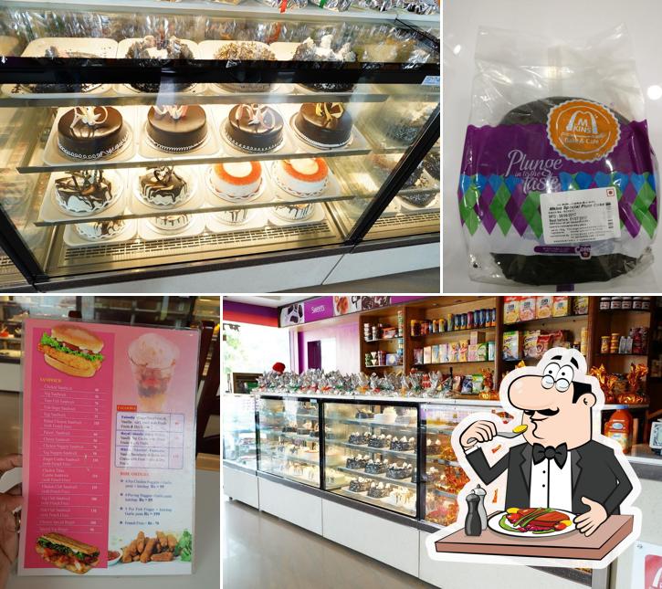 Food at M Kins Bake & Cafe
