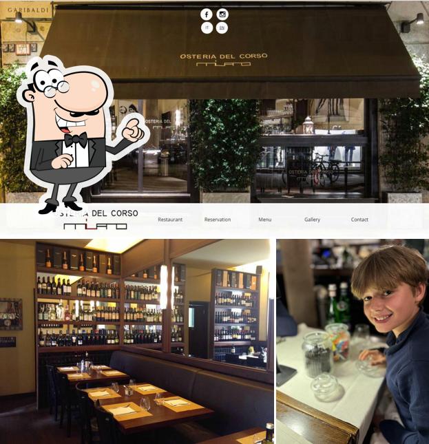 Dai un'occhiata agli interni di Osteria del Corso - Milano