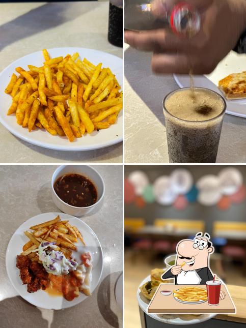 French fries at Real Spice Pizzeria Science City