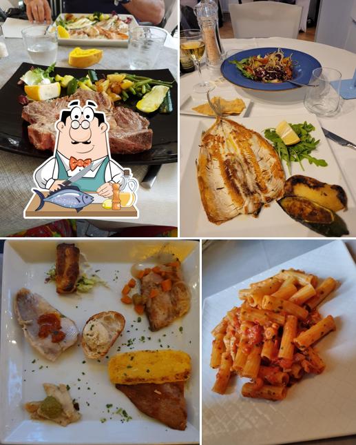 Salmone grigliato al Ristorante Riva Granda