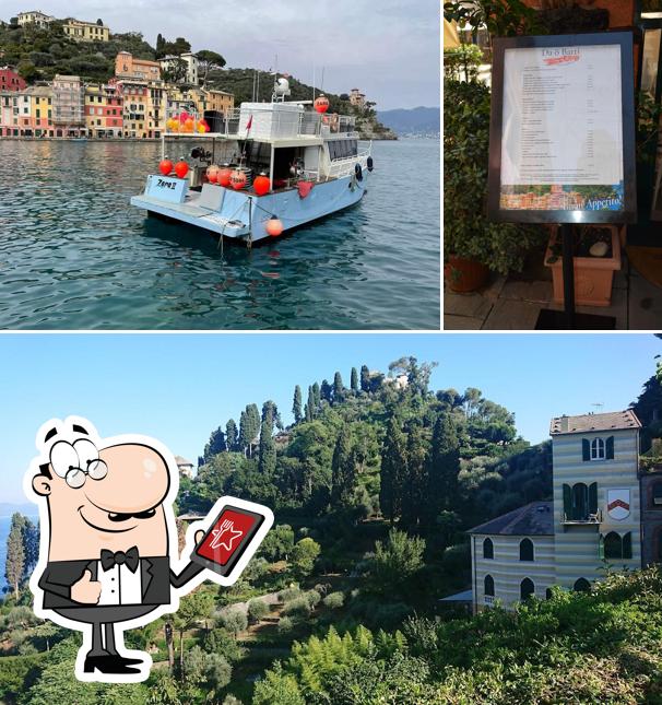 Guarda la parte esterna di Ristorante Da Ö Batti Portofino