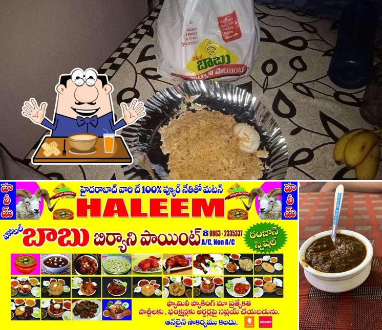 Meals at Hotel Babu Biryani Point