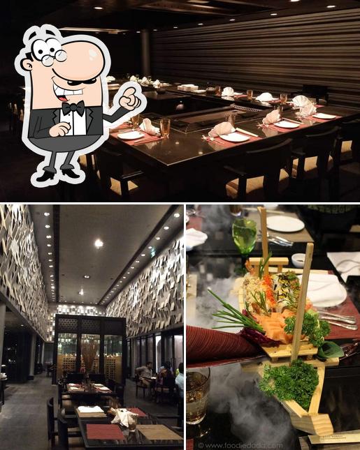 Take a seat at one of the tables at Pan Asian