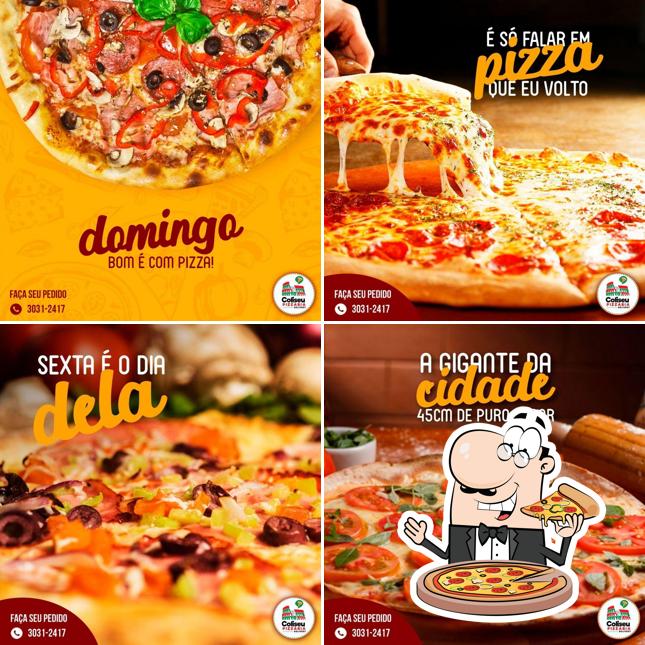 Experimente diferentes tipos de pizza