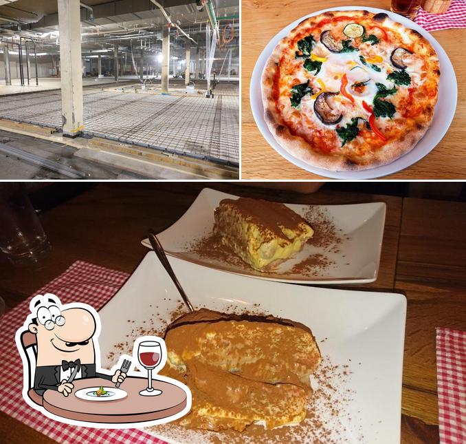 Tra le diverse cose da Fior di latte Enoteca, Pizzeria Fior di latte Enoteca, Pizzeria si possono trovare la cibo e esterno