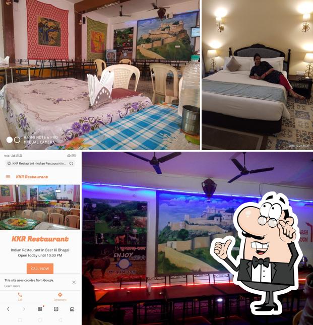 The interior of KKR Restaurant