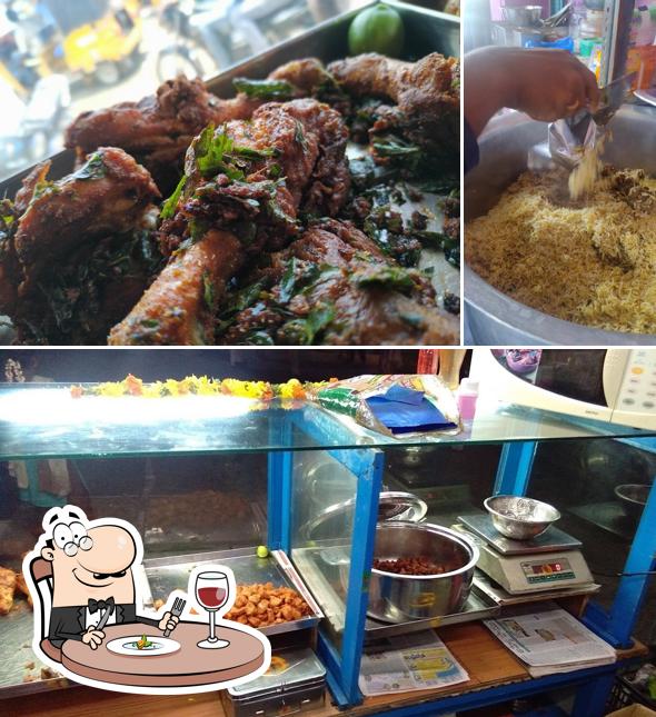 Food at Krishna Biriyani Point