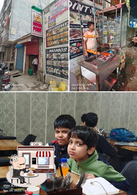This is the image showing exterior and interior at MOMOS POINT