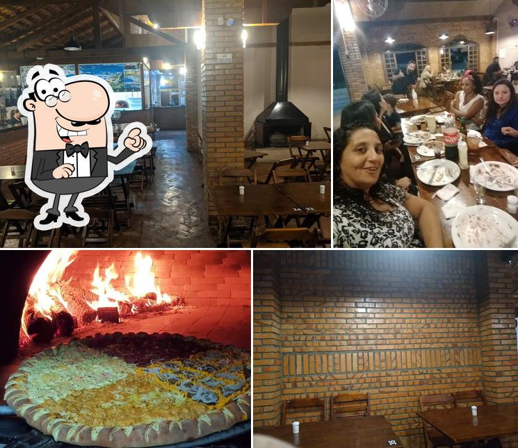 Veja imagens do interior do Pizzaria di Mônaco