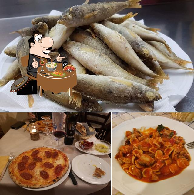 Cibo al Ristorante Le Arcate - Ristorante di Pesce - Pizzeria