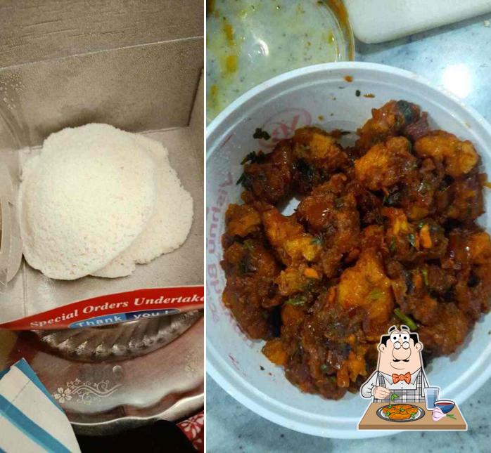 Chicken wings at Vishnu Bhavan