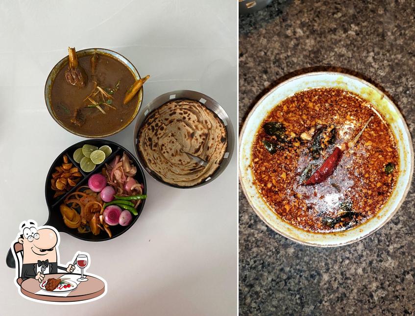 Order meat dishes at Up In The Air