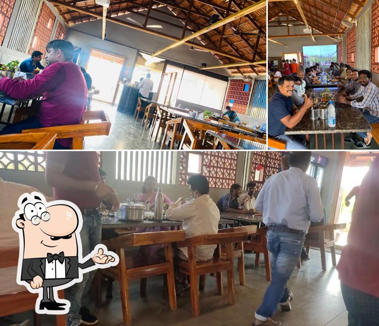 The interior of VANABHOJANAM - VEG-NON VEG