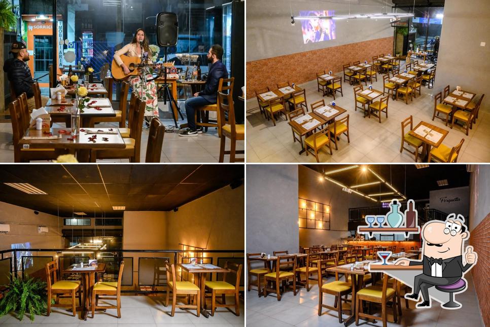 Sente em uma das mesas no Forquetta Restaurante Itapevi