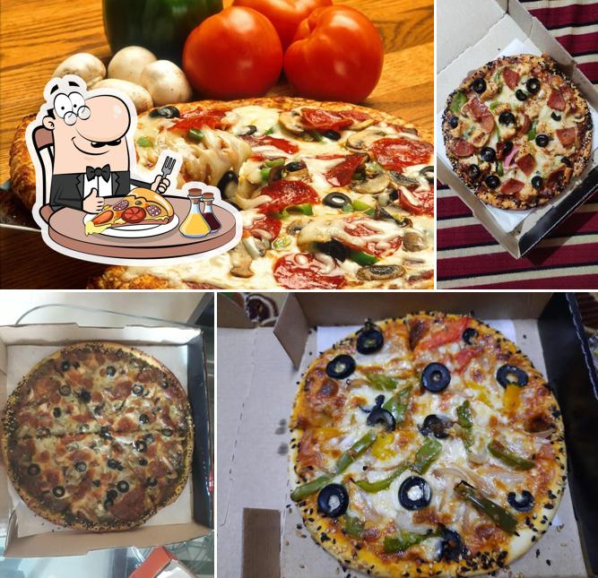 Order different types of pizza