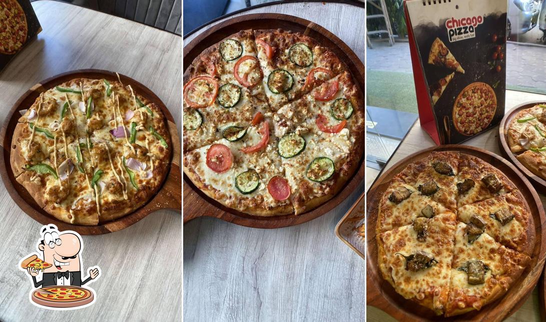 At CHICAGO PIZZA, you can get pizza