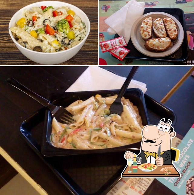 Meals at Cafe Thirsty Crow's