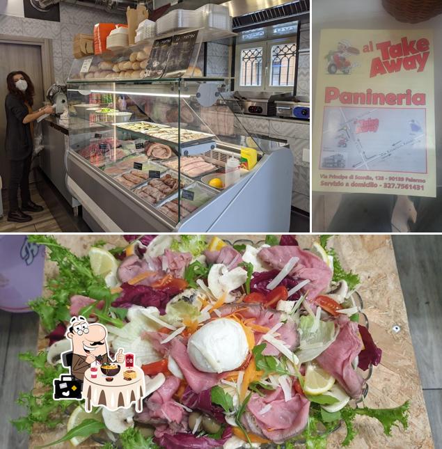 Cibo al La piastra