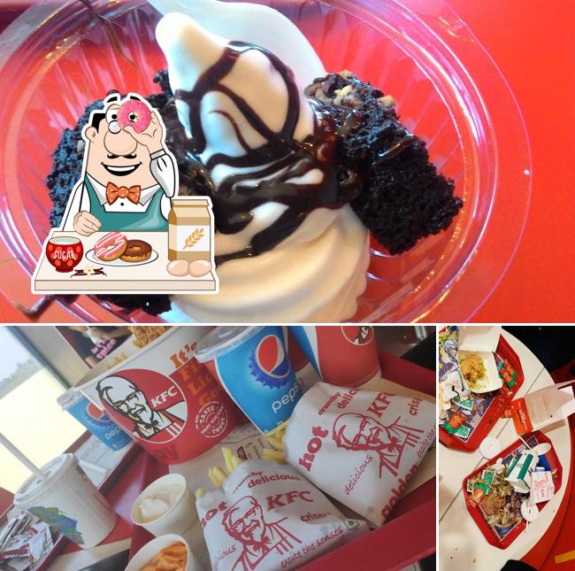 KFC serves a variety of desserts
