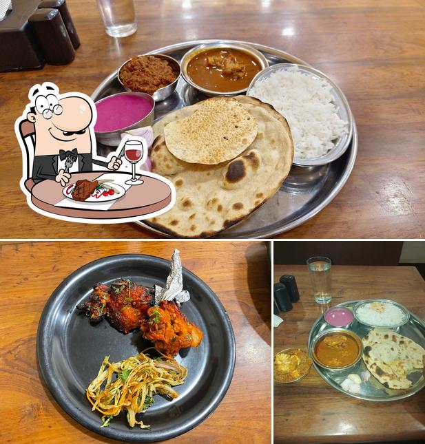 Maratha Biryani Center provides meat meals