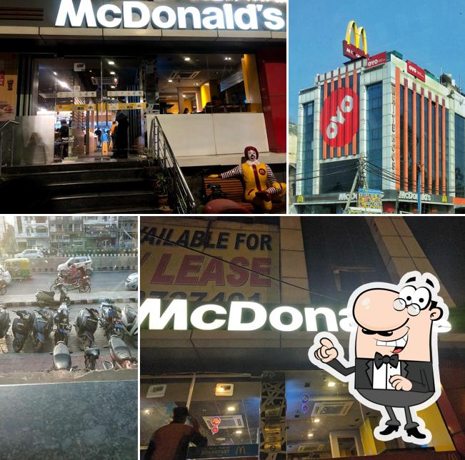 You can get some fresh air at the outside area of McDonald's