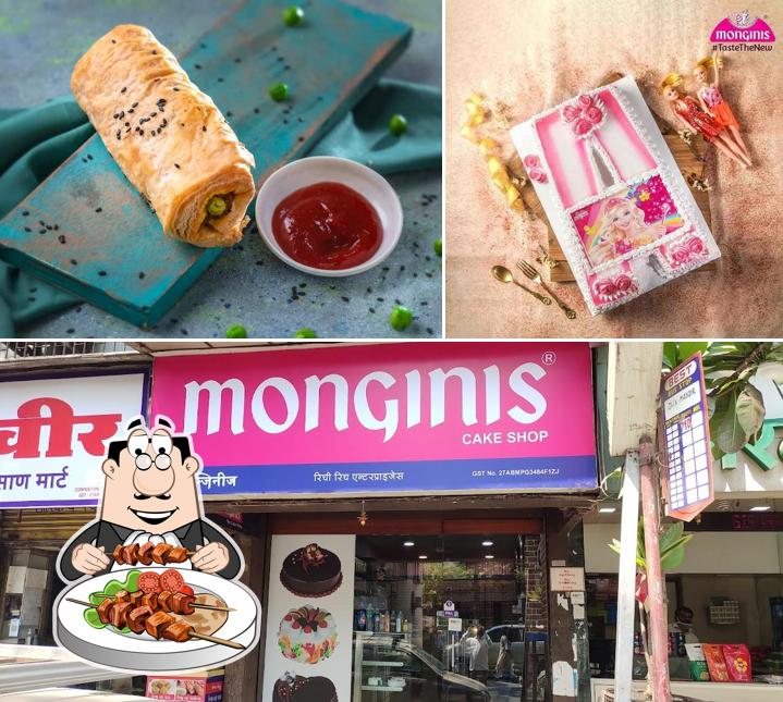 Among different things one can find food and exterior at Monginis Cake Shop