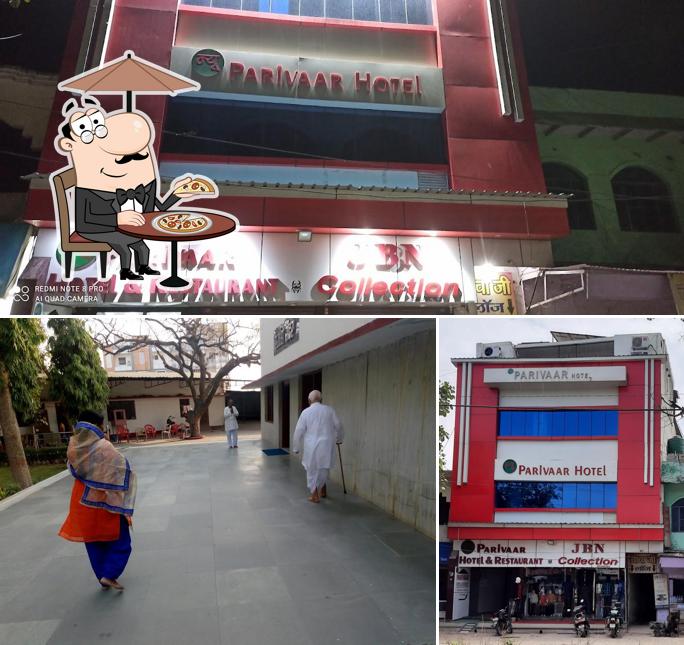The exterior of Parivaar Hotel and Family Restaurant