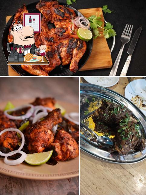 Order meat meals at Marakkars Aappy Puttu grill point