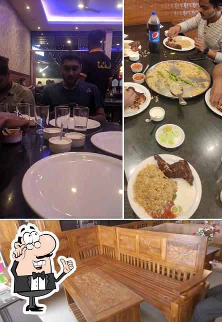 The interior of Al Zaad restaurant